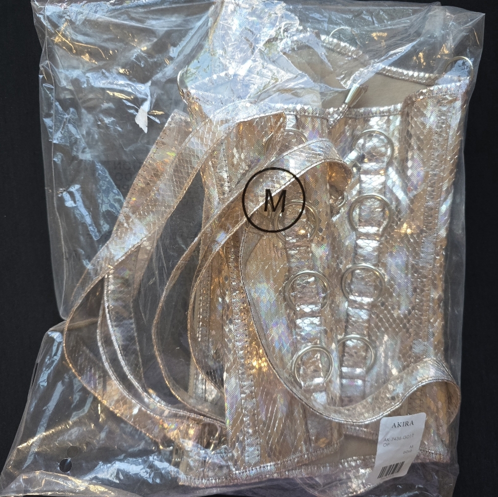 Envision Me In Gold Holographic Corset - Picture 10 of 11